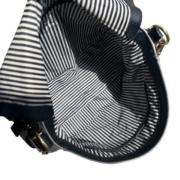 Kate Spade Black & Gray Leather Expandable Crossbody Bag - Picture 10 of 14